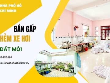 Bán Nhà Hẻm Xe Hơi Đất Mới Bình Tân, Nhà 4 Tầng, Ngang Lớn Bề Thế